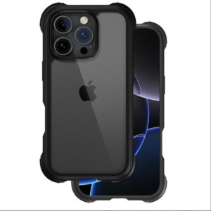 Designed for iPhone 16 Pro Max Bumper Case 6.9" - 20ft Ultimate Drop Protection, Shockproof Protective Clear Case, Durable Aluminum Frame